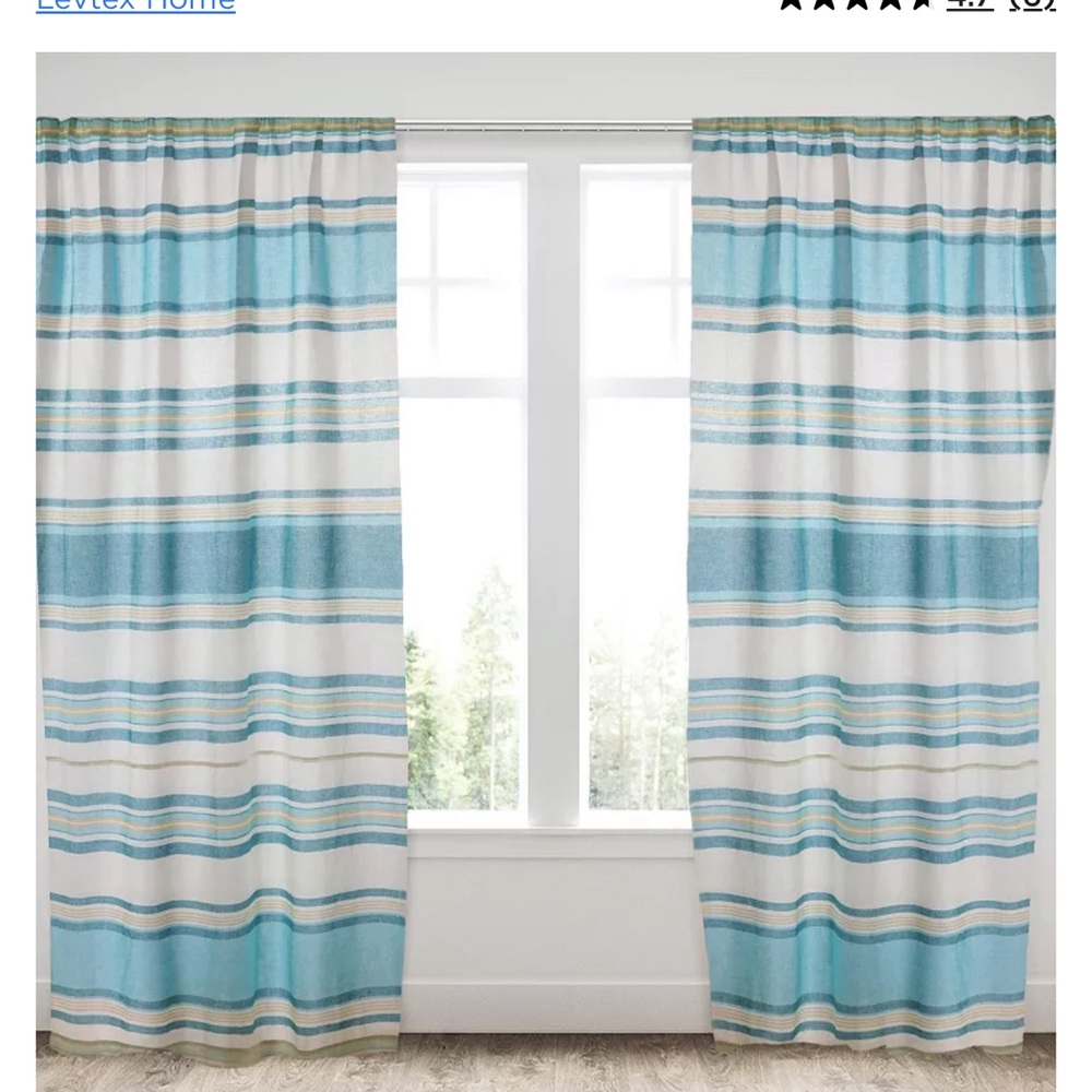 New still in sealed packaging levtex Home drapes